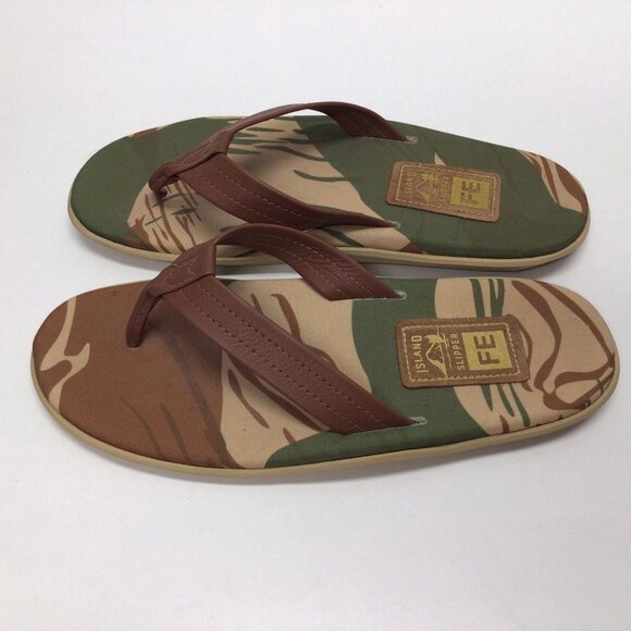 Field Ethos Camo Flip Flops Thong Sandals Men’s Size 12 Recce - Picture 2 of 10